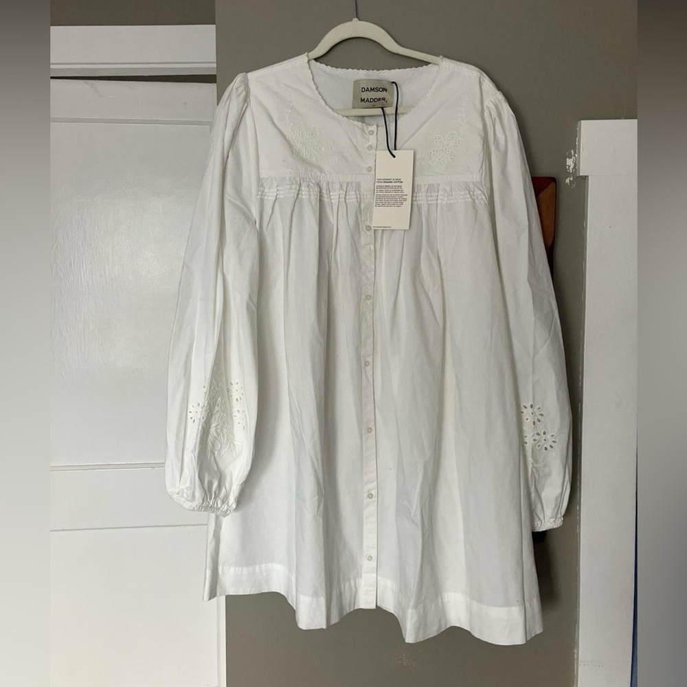 Damson Madder Peasant Dress